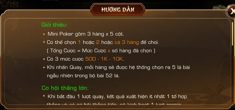 Khám Phá Siêu Phẩm Mini Poker Tại iWin Club Với Tỷ Lệ Trả Thưởng Cực Cao