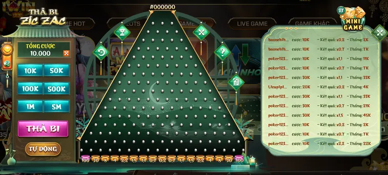 Chinh Phục Siêu Phẩm Minigame Ziczac Tại iWin Club Với Tỷ Lệ Thưởng Cực Cao