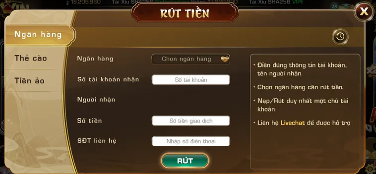 Rút Tiền iWin Club Về Tài Khoản Ngân Hàng Siêu Tốc Giúp Game Thủ Tận Hưởng Thành Quả Chiến Thắng