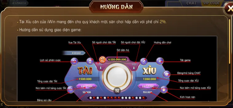 Trải Nghiệm Tài Xỉu Casino Tại iWin Club Với Những Bàn Chơi Đấu Trí Đỉnh Cao